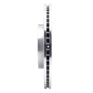 Acura ADX Brake Rotor (1) - Front Left - R1 Concepts - Drilled & Slotted - Silver - `13-`25